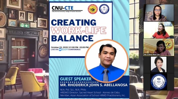 Educators avert anxiety through work-life balance webinar